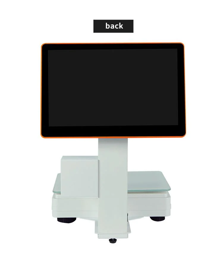 POS Touch Monitor All in One Monitor 15,6" zur Zahlung System mit zwei oder einem Bildschirm