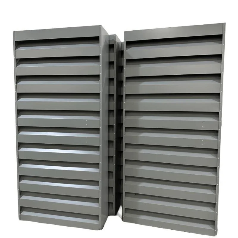 Ventilation Noise Reduction Scheme-Acoustic Panels, Acoustic Louvers