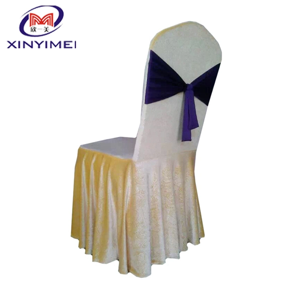 Big Sale Wedding Banquet Polyester Chair Cover Textile (XY297)