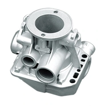 Piezas de fundición de metal-aluminio moldeado a presión y piezas mecanizadas (HS-ALU-007)