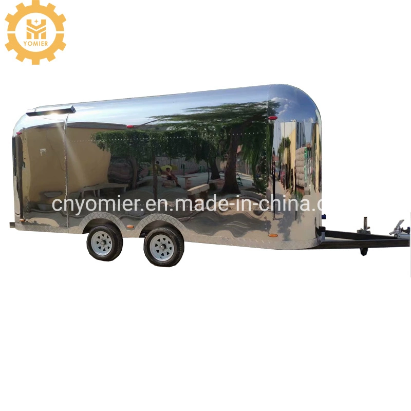 UK Standard Mobile Airstream Sandwich BBQ Burger Food Kiosk