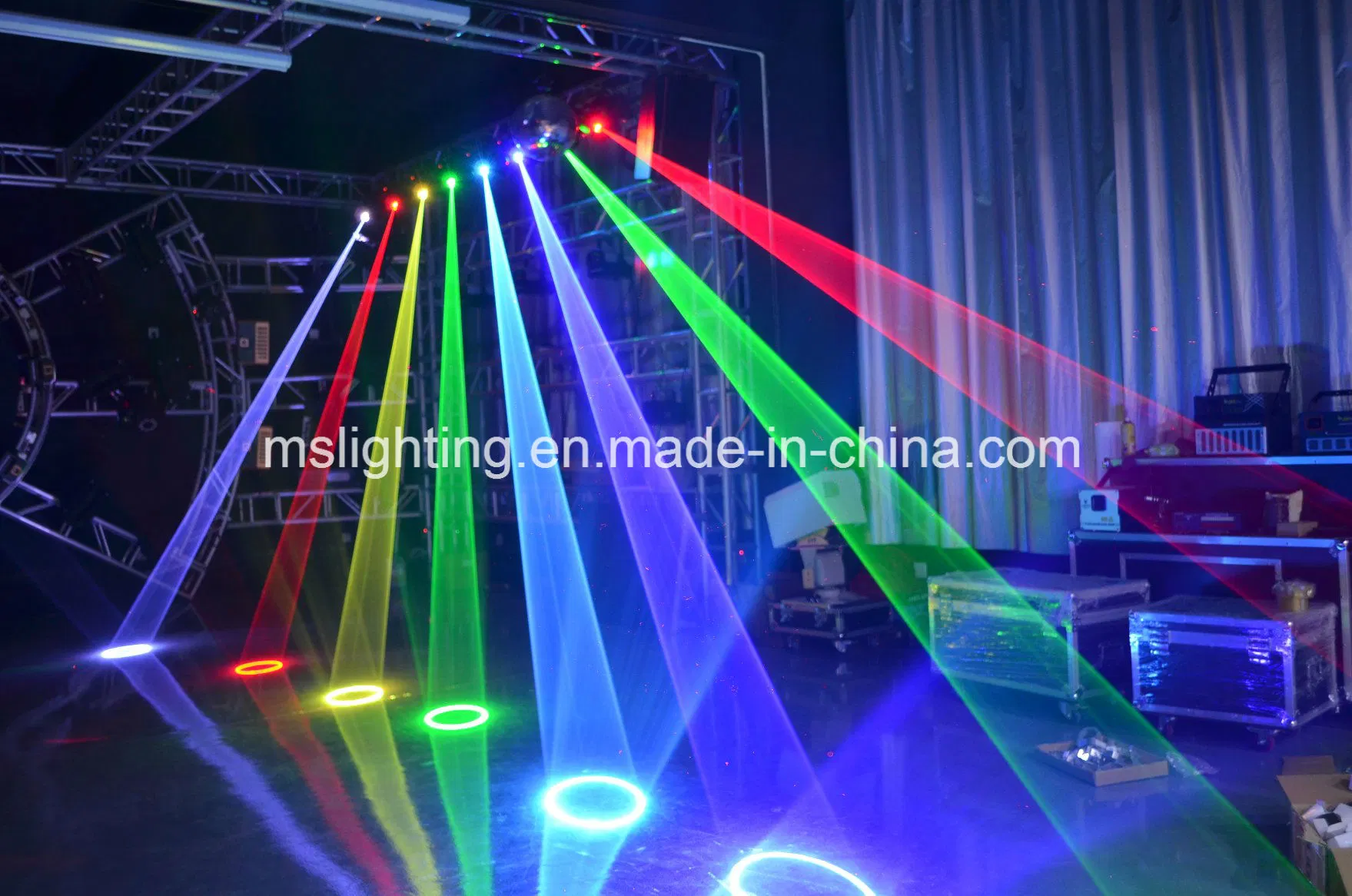 Ilda Ttl 4W 2W RGB Full Color Animation DMX 512 Stage Cartoon Moving Head Laser Light (MHLS-W4000/W2000)