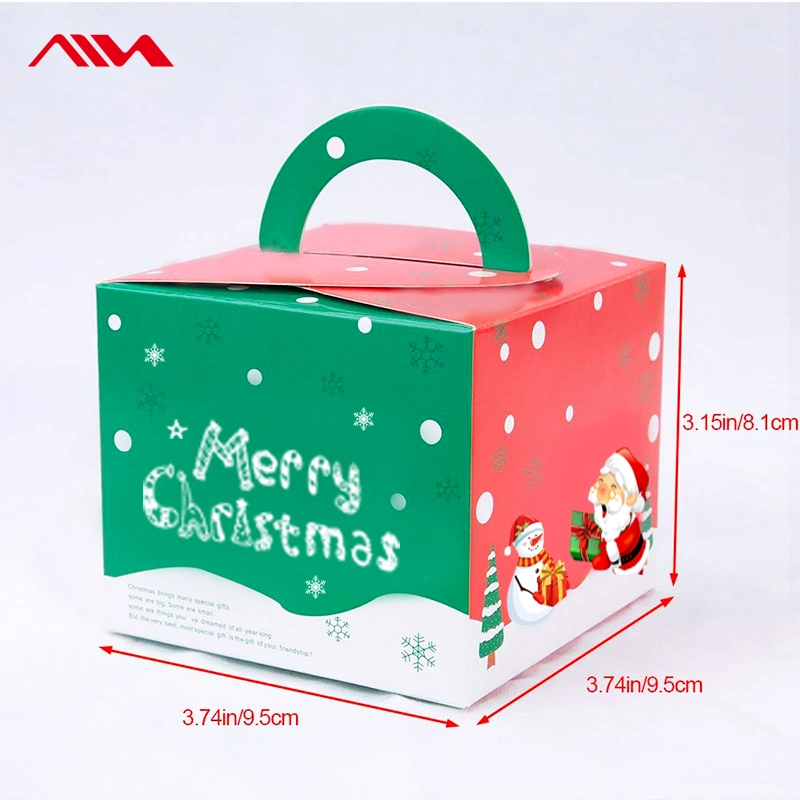 Christmas Gift Box with Display Window Cardboard Paper Box for Skin Care Set Cosmetic Storage Box Custom Packaging Box