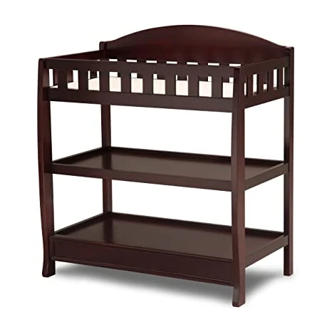 Nova Two Fixed Open Storage Shelves Baby Changing Table