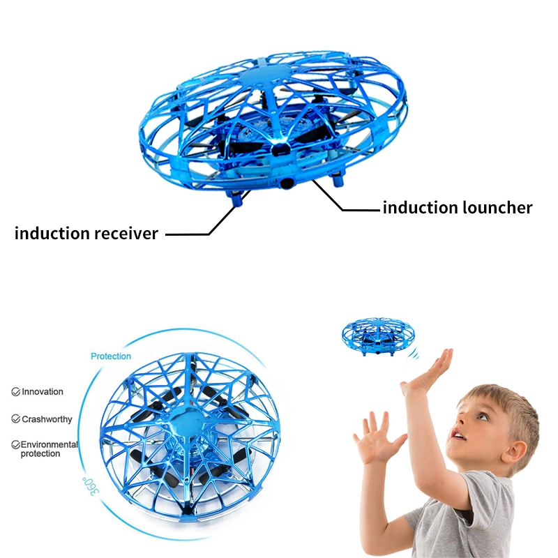 Mini UFO Intelligent Hand Motion Sensor Gesture Inductive Flying Drone for Kids Toys