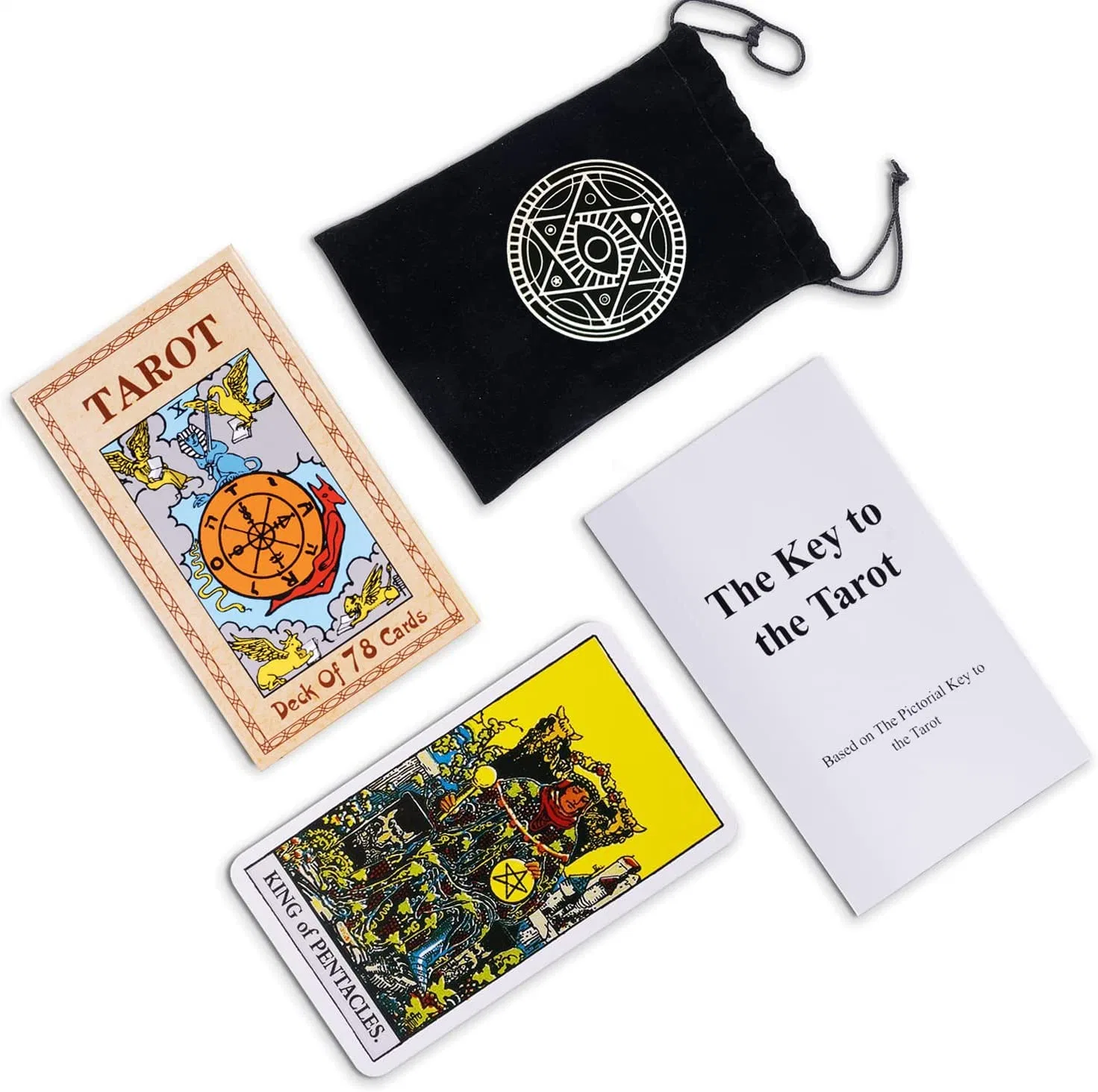 Customized 280GSM Grey Core Paper Drinking Card Game OEM Tarot Card