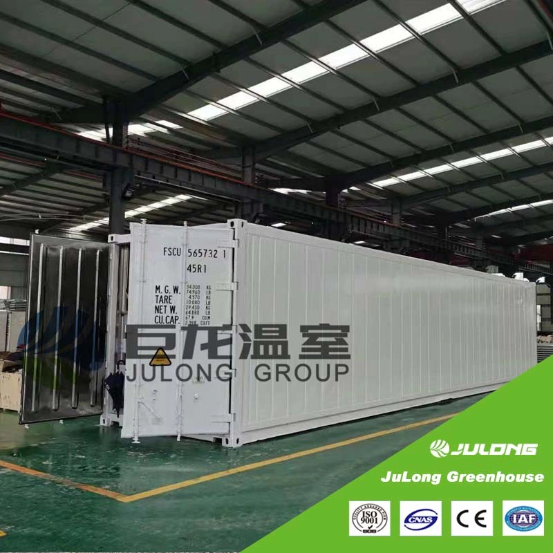 Used Vegetables Production Indoor 40hc Hydroponics Farm Greenhouse Plant Factory/Container Farming Greenhouse