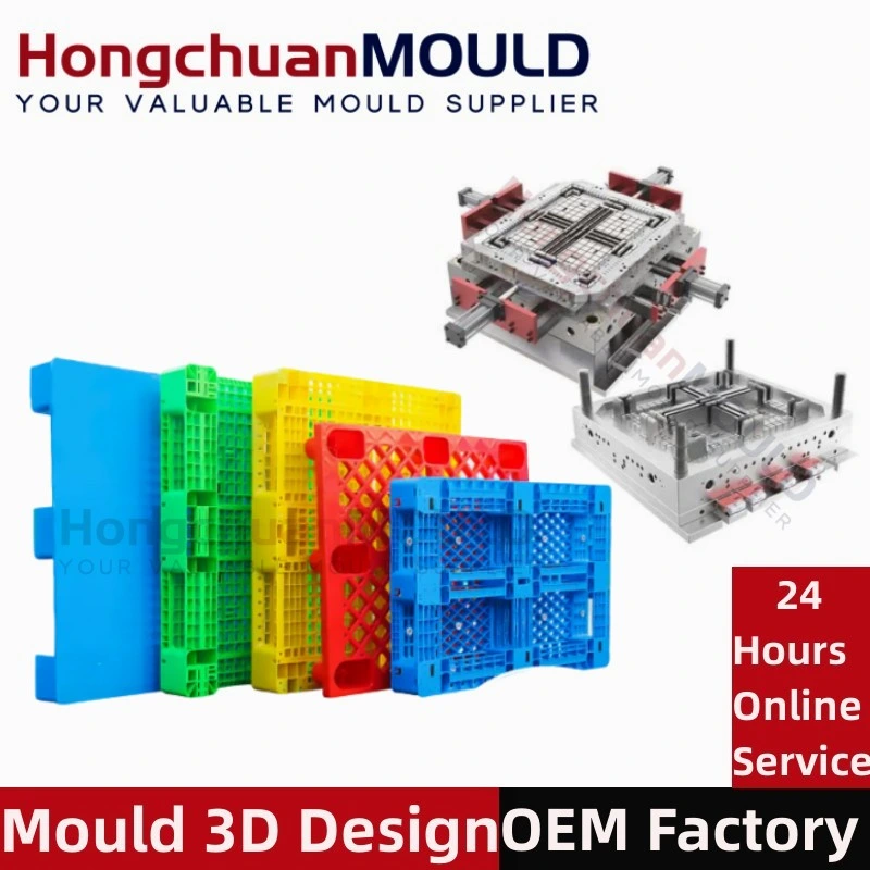 Heavy Duty Euro HDPE Large Stackable Reversible Plastic Pallet Moulds