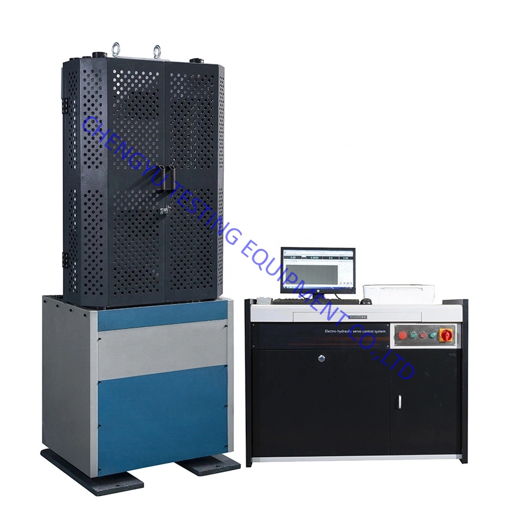 Waw Automatic Microcomputer Computer Controlled Servo Universal Testing Machine with ISO International Standards for Laboratory/Construction Industry