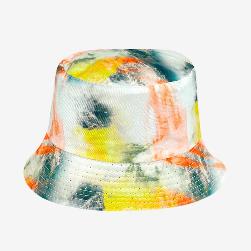 New Fashion Tie Dye Bucket Hats Hip Hop Fisherman Caps