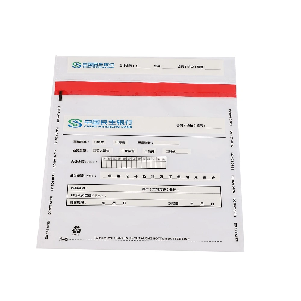 on Sell with Security Tape From Manufacturer ODM Biodegradable Tamper Proof Security Bags