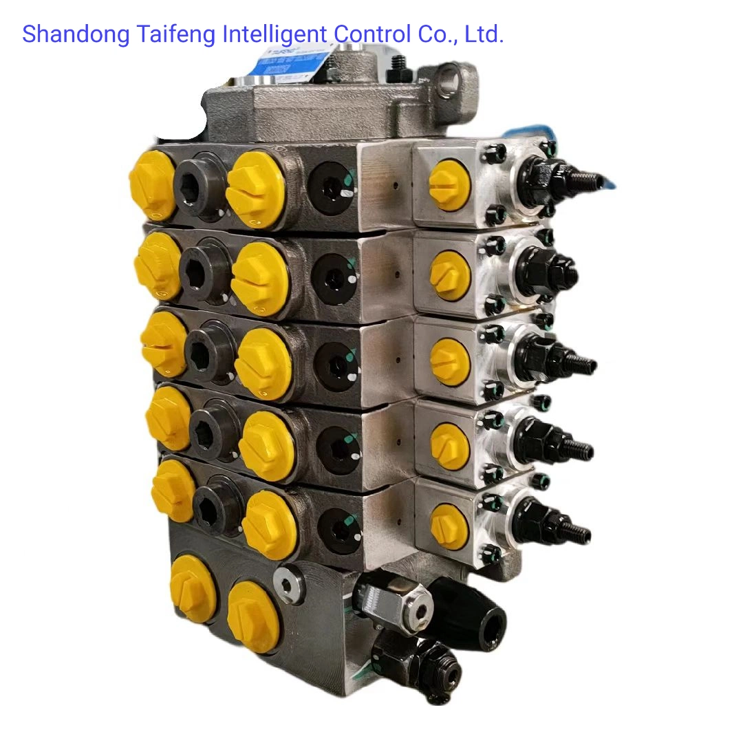 Customized Factory Cast Iron Forklift Control Valve Sectional Hydraulic Valve for Sale