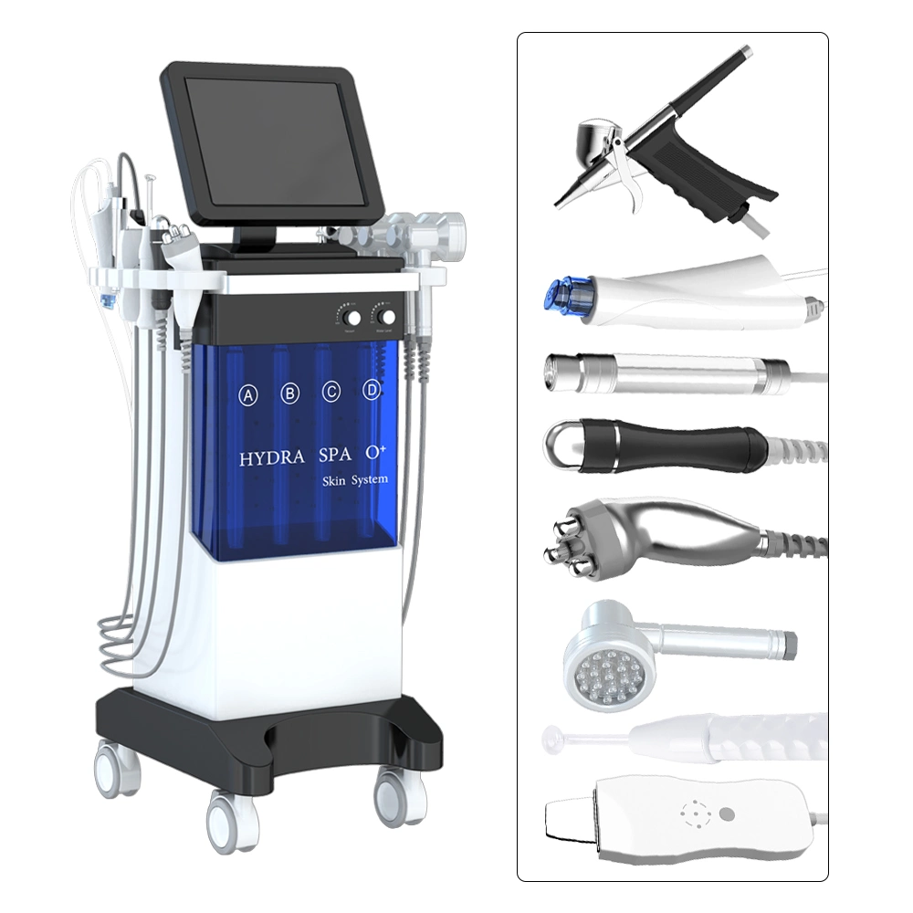 9 en 1 Salon de Beauté Soins du Visage Hydra Dermabrasion Machine