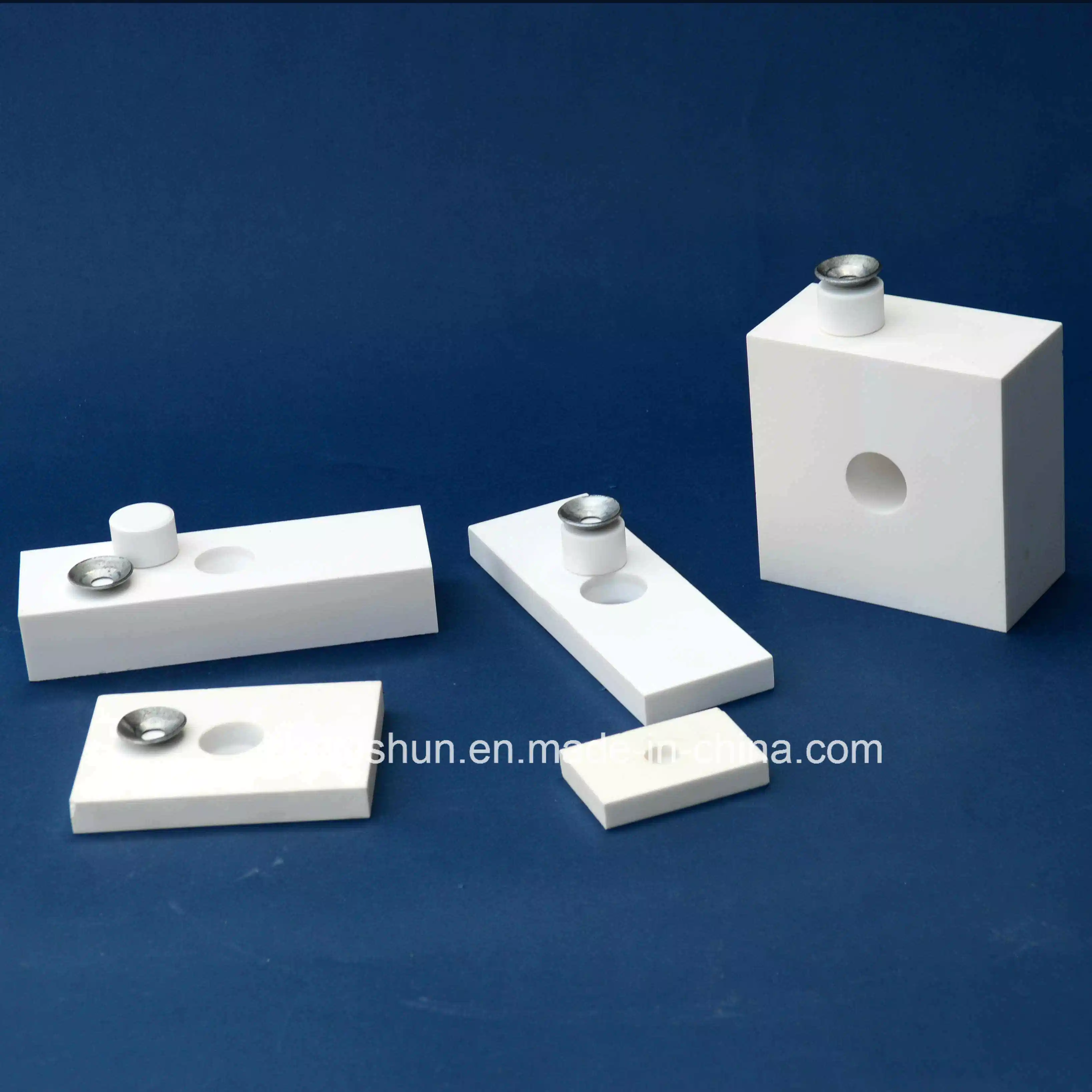 Alumina Ceramic Industry Linings with Hole for Combustion System