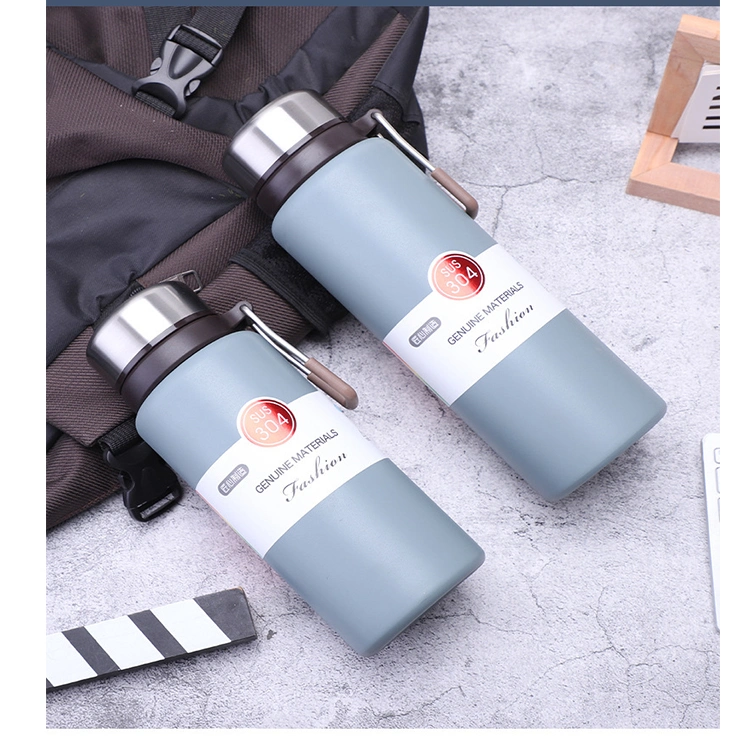 Umweltfreundliche Doppelwand Custom Logo Flasche Wasser Weithalsvakuum Isolierte Getränk Sport Edelstahl Wasserflasche