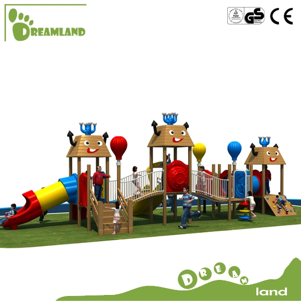 Parc d'attraction commerciale des enfants en plastique Outdoor jeux pour enfants