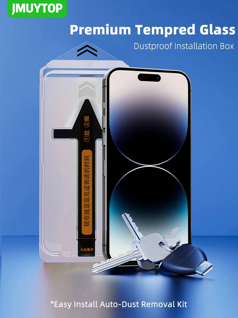 Tempered Glass for Phone 14 13 12 11 PRO Max Mini Install in Seconds Screen Protector for Phone Xs Xr X 6 6s 7 8 Plus Film