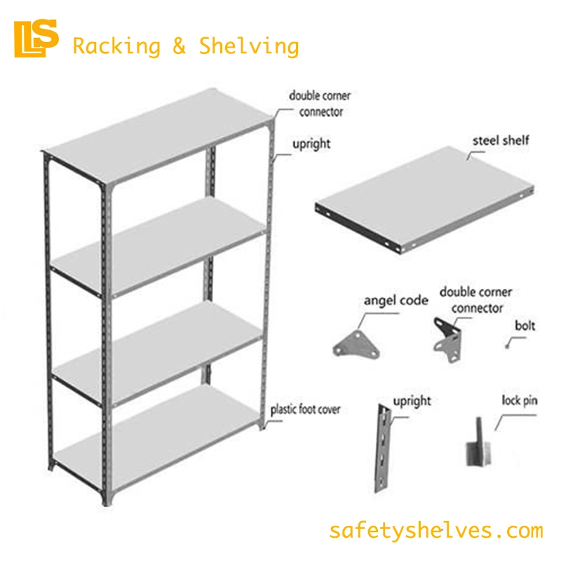 Angle Steel Q235 Slotted Angle Shelving Rack with Original Factory Price for Kitchen Furniture