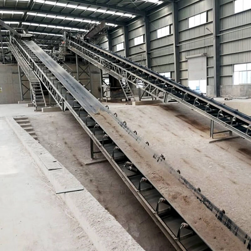 Gainjoys Belt Conveyor Assembly Line with Roller Conveyor Bends