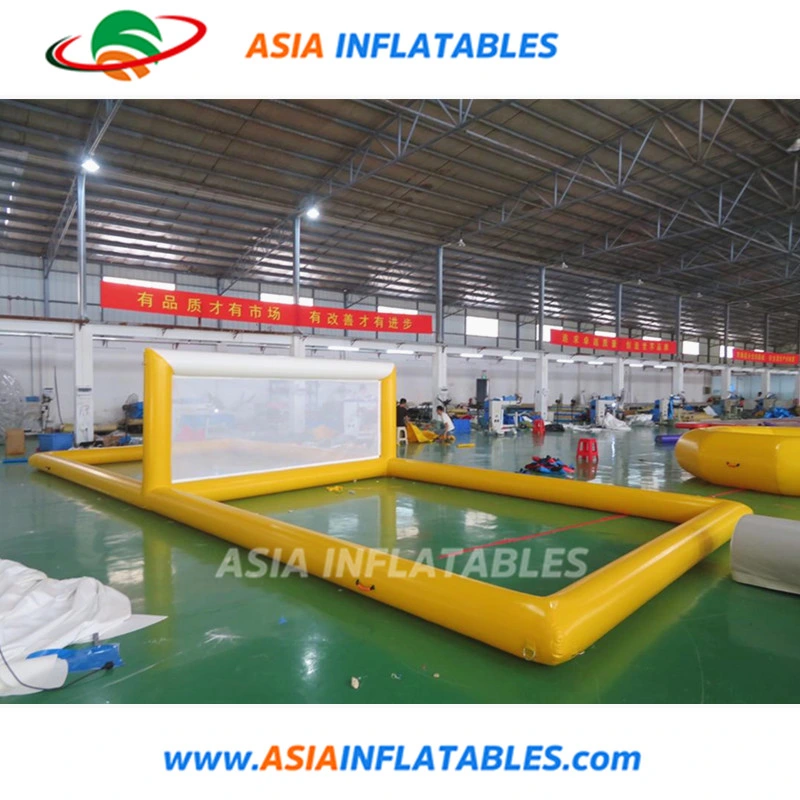 Inflatable Floating Beach Volleyball Court Filed Water Play Equipment