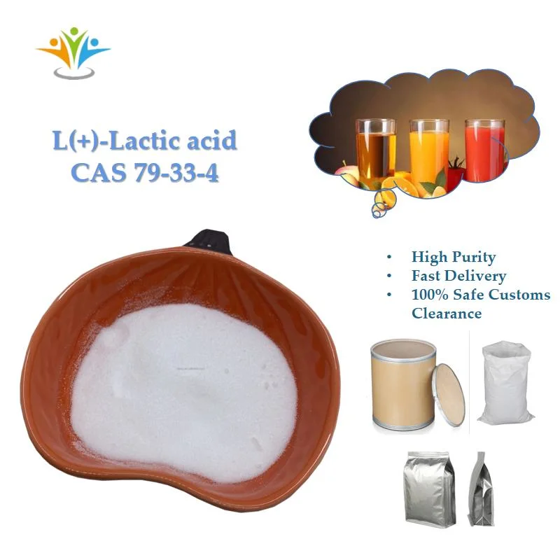 Los aditivos alimentarios L (+) -El ácido láctico de las Materias Primas CAS 79-33-4