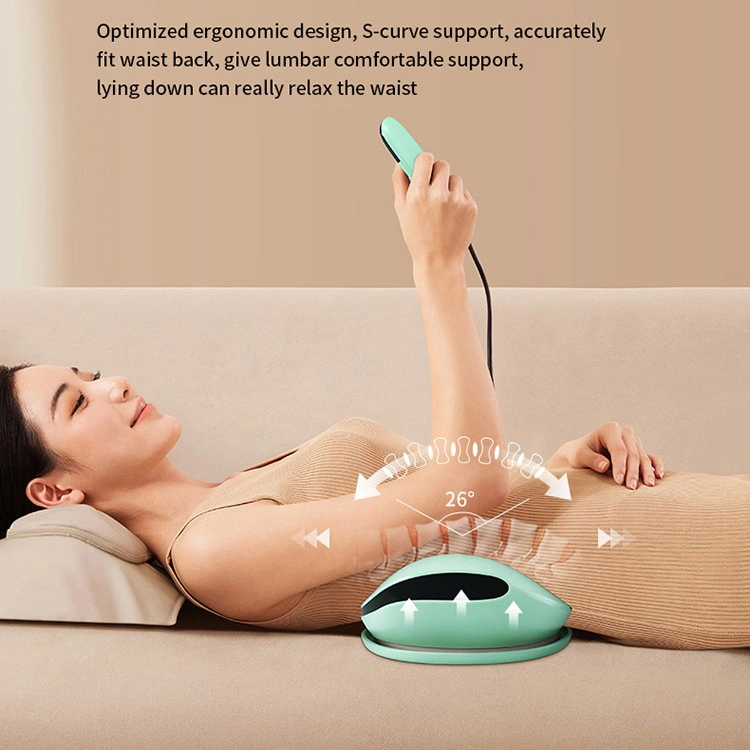 Home Use Health Care Waist Massager Machine Heating Infrared Waist Belt Lumbar Traction Device