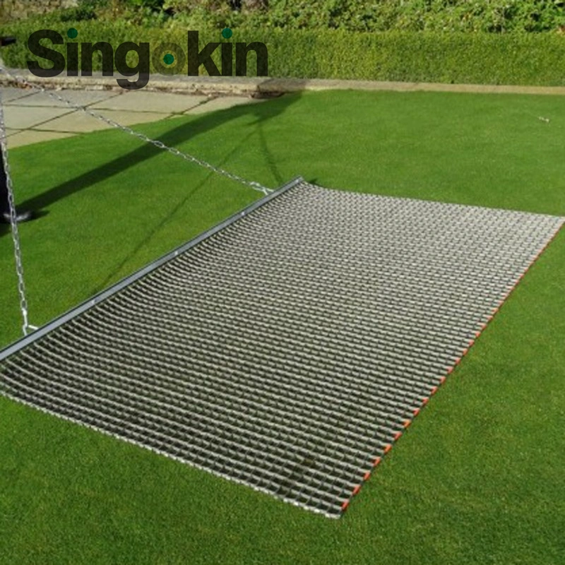 4X6FT Heavy Duty Drag Mats Excellent Tool for Evenly Spreading Soil and Sand 3X5FT Metal Flexible Drag Mat