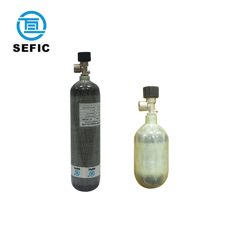 New 3L Sefic CNG Cylinder Carbon Fiber Composite Oxy Bottle