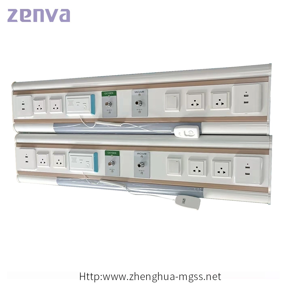 Zenva Medical Pendant Light Single Arm Bed Head ICU Gas Cylinder Oxygen Outlet