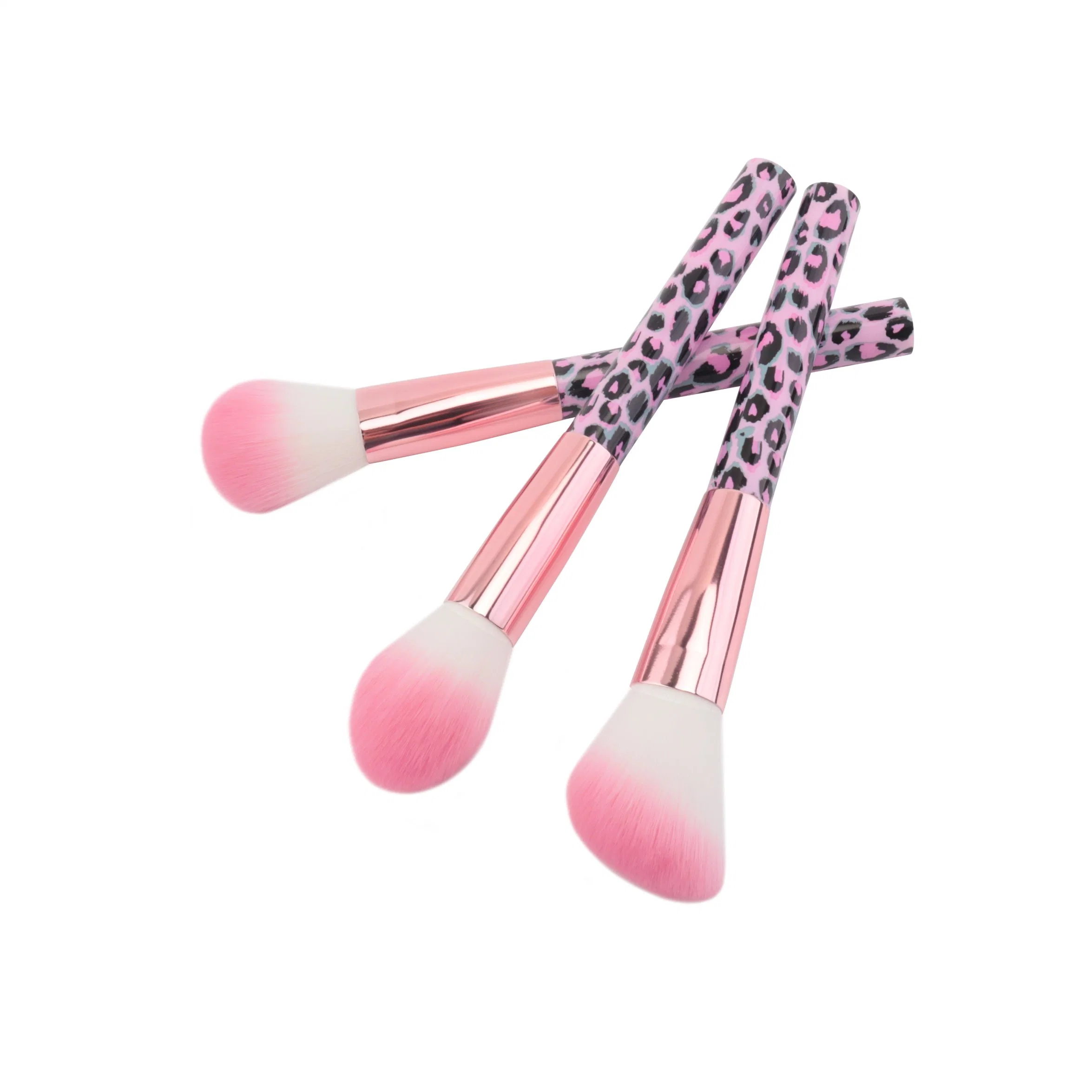 Beauté cosmétiques composent les brosses 6 pcs sous étiquette privée face aux besoins de la beauté du maquillage Jeu de balais