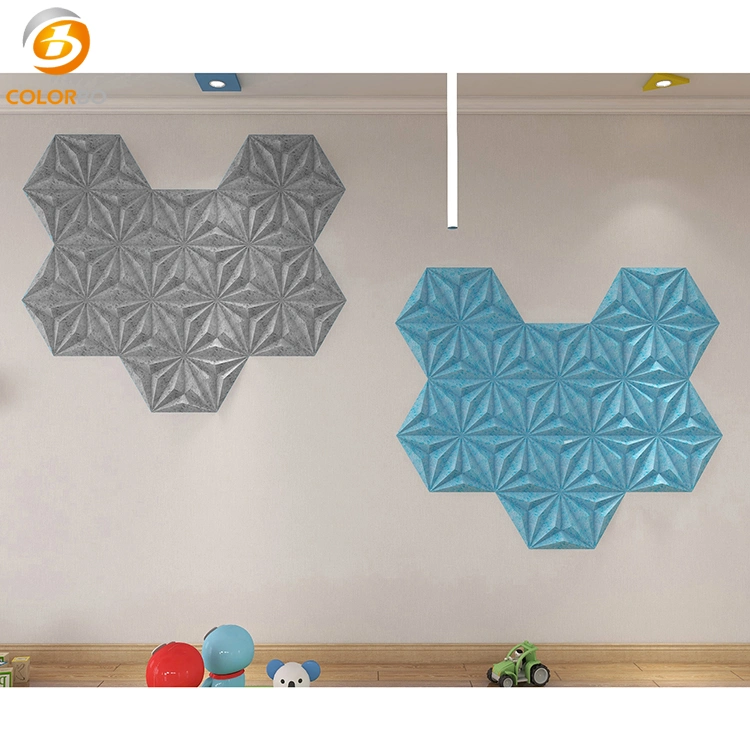 High performance Eco Protection Sound Absorption Pet Decorative Building Material Wall Panel