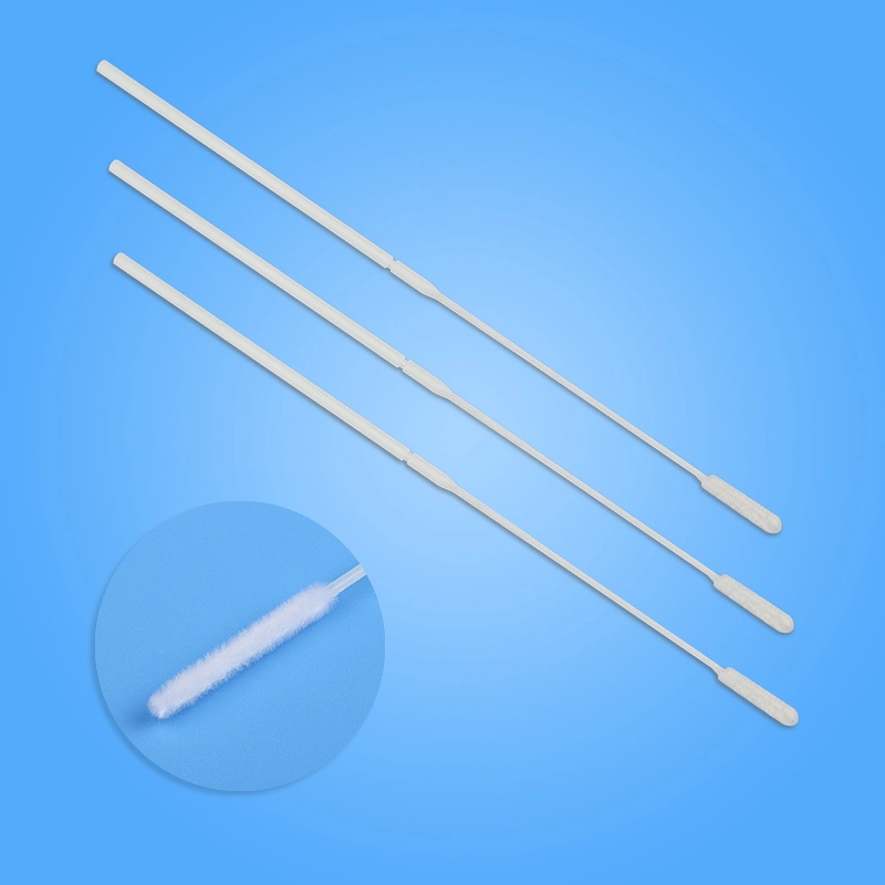 Disposable Swab Nasal CE Certificated Flocked Swab Sterilized Collection Swab