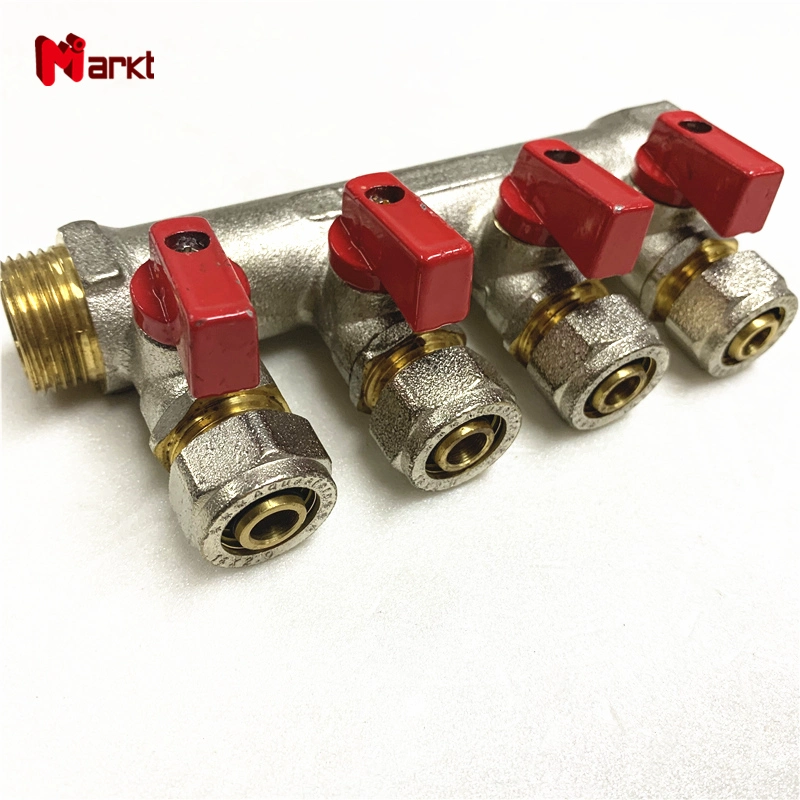 Heating Manifold Valve Male Thread for Gas and Water Pipe