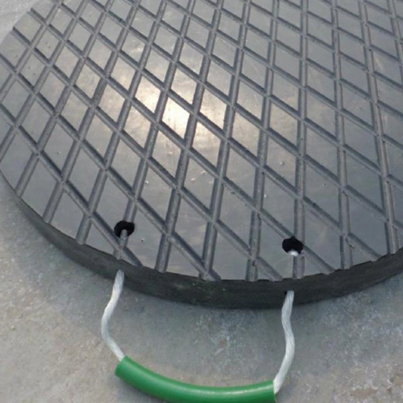 Plastic Crane Outrigger Pad with Rubber Layer