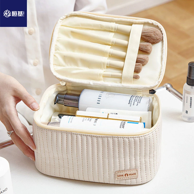 Fashion PU Portable Travel Cosmetic Product Storage Bag