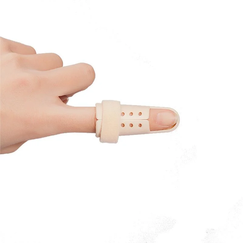 Guter Preis Kunststoff-Fingerschiene Daumen Protector Kleine Fingerschiene Für Mallet Finger