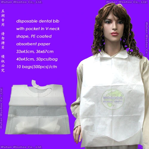 Imperméable/hôpital médical/dentaire/PP/nontissé/poly/PEHD/PEBD/Tablier jetable en plastique PE pour le Service de l'industrie de transformation des aliments/Hôtel/Restaurant La cuisine/sécurité