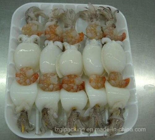 Food Grade Disposable Seafood Water Absorbing Plastic Container