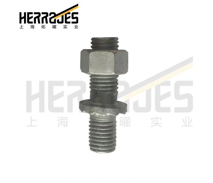 Insulator Mounting Studs HDG Insulator Spindle Stud Bolt Short Shank