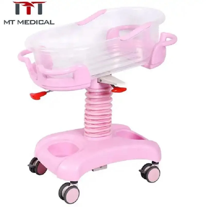 Equipamento médico Hospital L Baby Trolley ABS Plastic Hospital Furniture