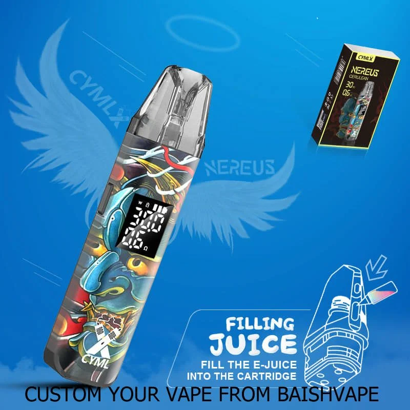 Zbood Customize Premium Plus Mini Cup 2 в 1 Kulx Одноразовый контейнер Cymlx Nereu с многоразовой трубкой Vape