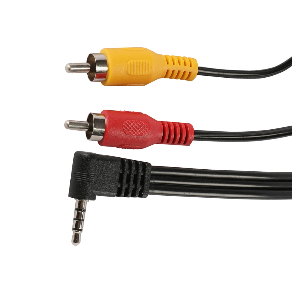 AV-Audiokabel 1m 1,5m Set-Top-Box 3,5mm ein-zu-drei-Video Lotus Cable 3,5 auf 3rcaav Kabelverbindung