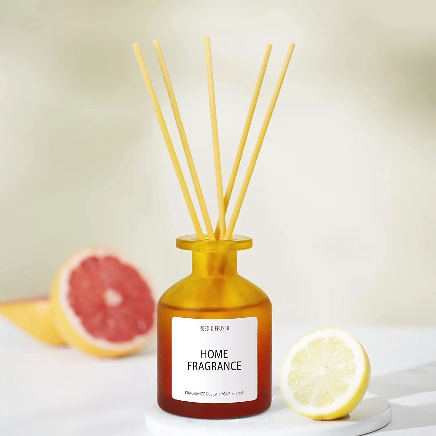 Hochwertige Home Dekoration Reed Parfüm Glas Diffuser Flasche für Aromaöl