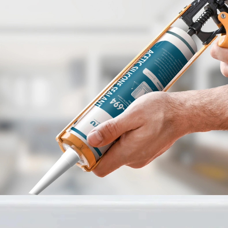 Quick Drying Door Waterproof Acetic Glass Silicone Sealant