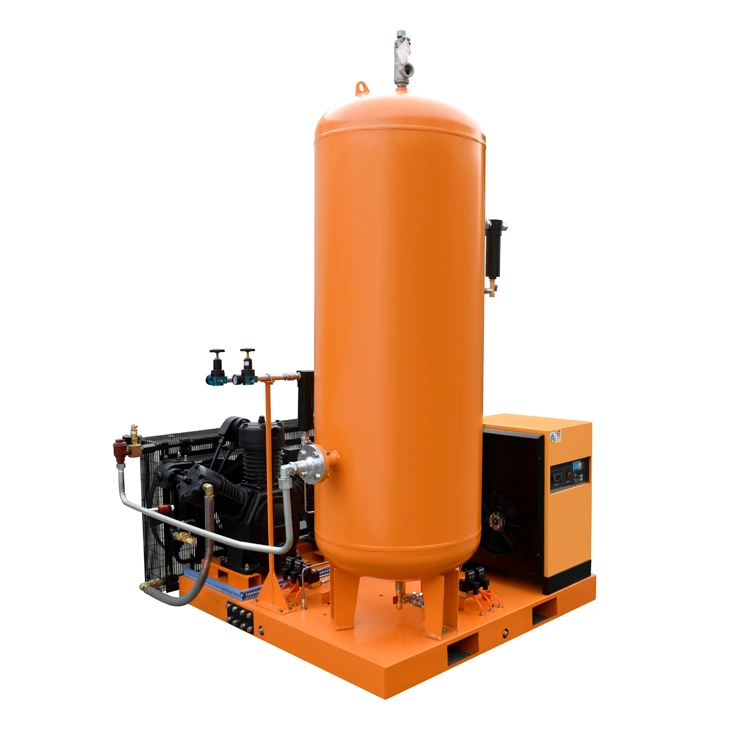 25kw 33HP Combined High-Pressure Piston Air Booster Compressor for Packaging Equipment