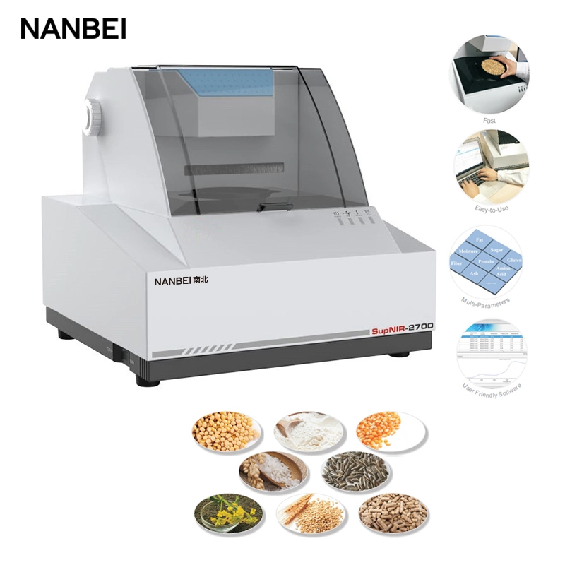 Feed Moisture Protein Ash Calcium Phosphorus Salt Oil Fiber Test Nir Analyser Spectrometer