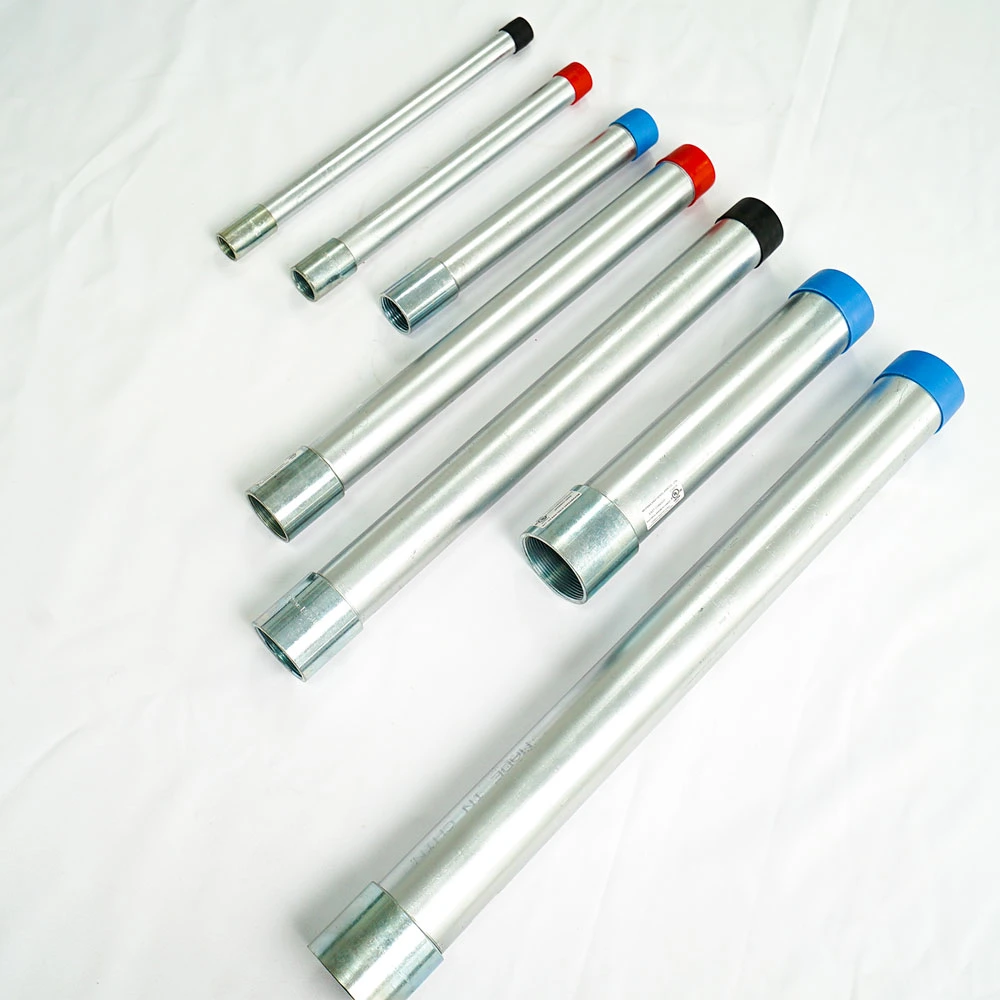 UL Certificate Galvanized Threaded 1 2 3 4 Inch Rigid Steel Conduit Rsc Rmc Rgs Steel Metal Metallic Conduit/Tubos/Tuberia/Pipe