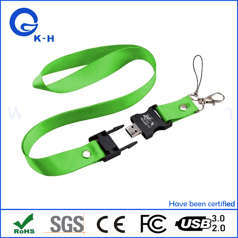 Wholesale/Supplier 8GB 16GB Pendrive Lanyard USB 3.0 Flash Memory Stick