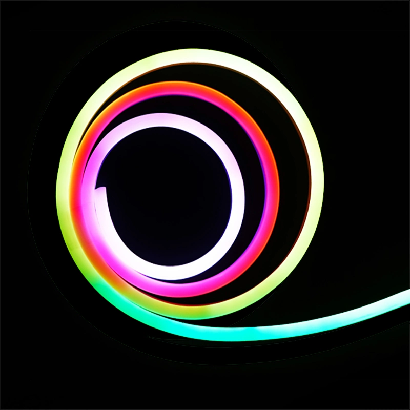 DMX Chasing Flex Neon LED Light Strip RGB LED Neon Гибкая лампа