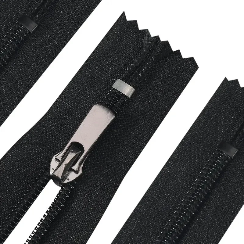 Oco Yiwu Zipper in Bulk Customized 5#Nylon Close End Zipper Garment Home Textile Close End Nylon Coil Zipper for Bag